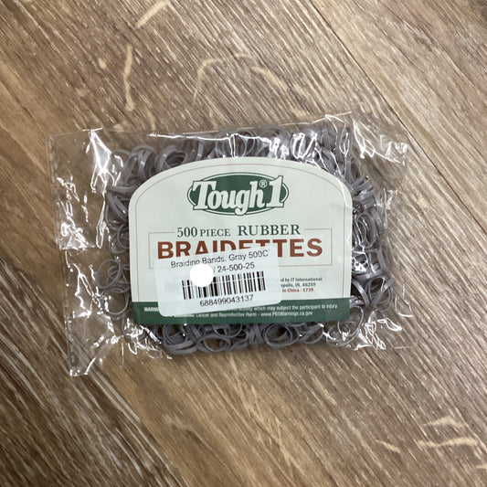 Braiding Bands, Gray 500CT