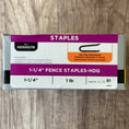 Load image into Gallery viewer, FENCE STAPLES, HDG 1LB, 1 1/4IN

