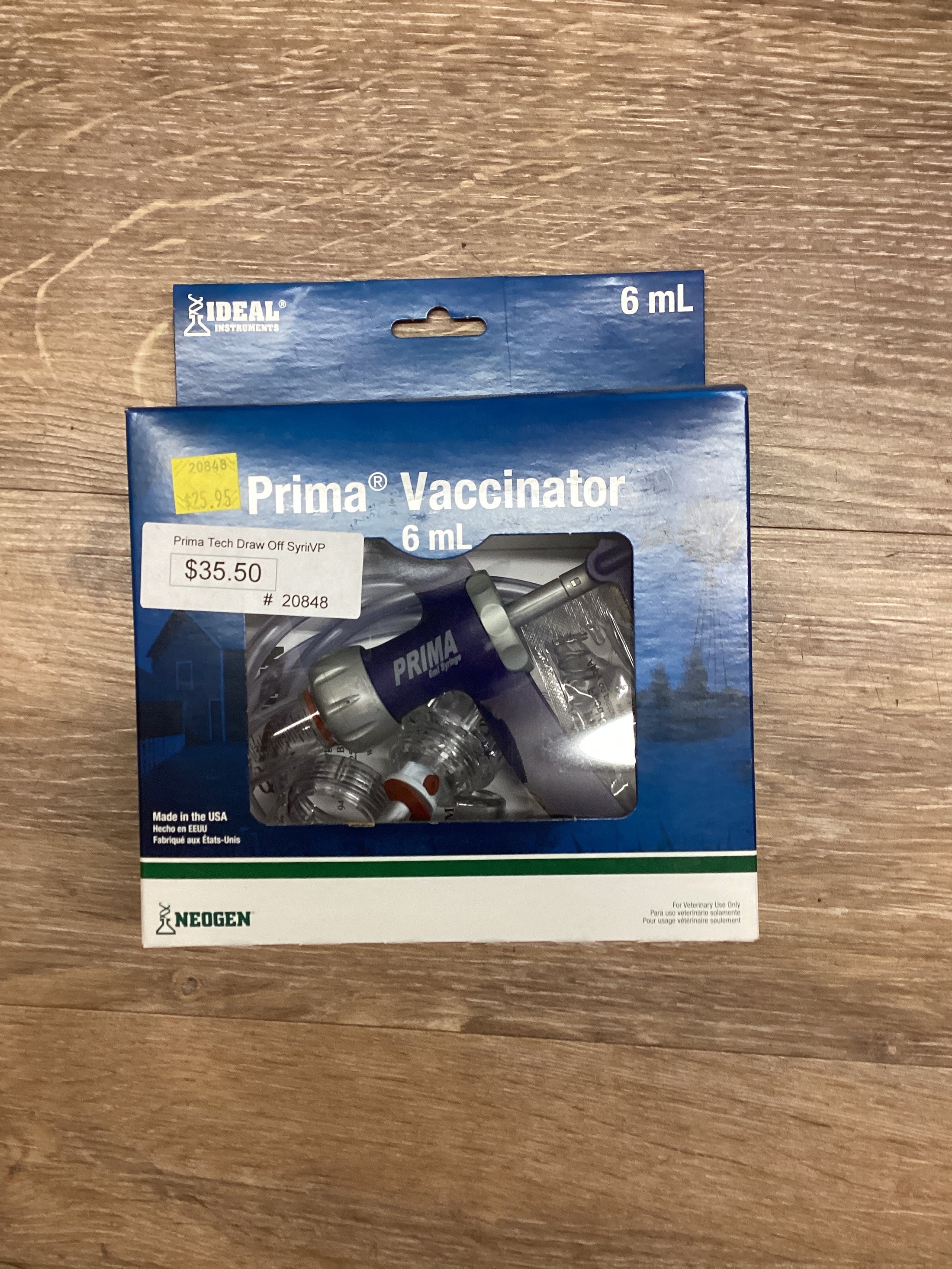 *Prima Tech Draw Off Syringe