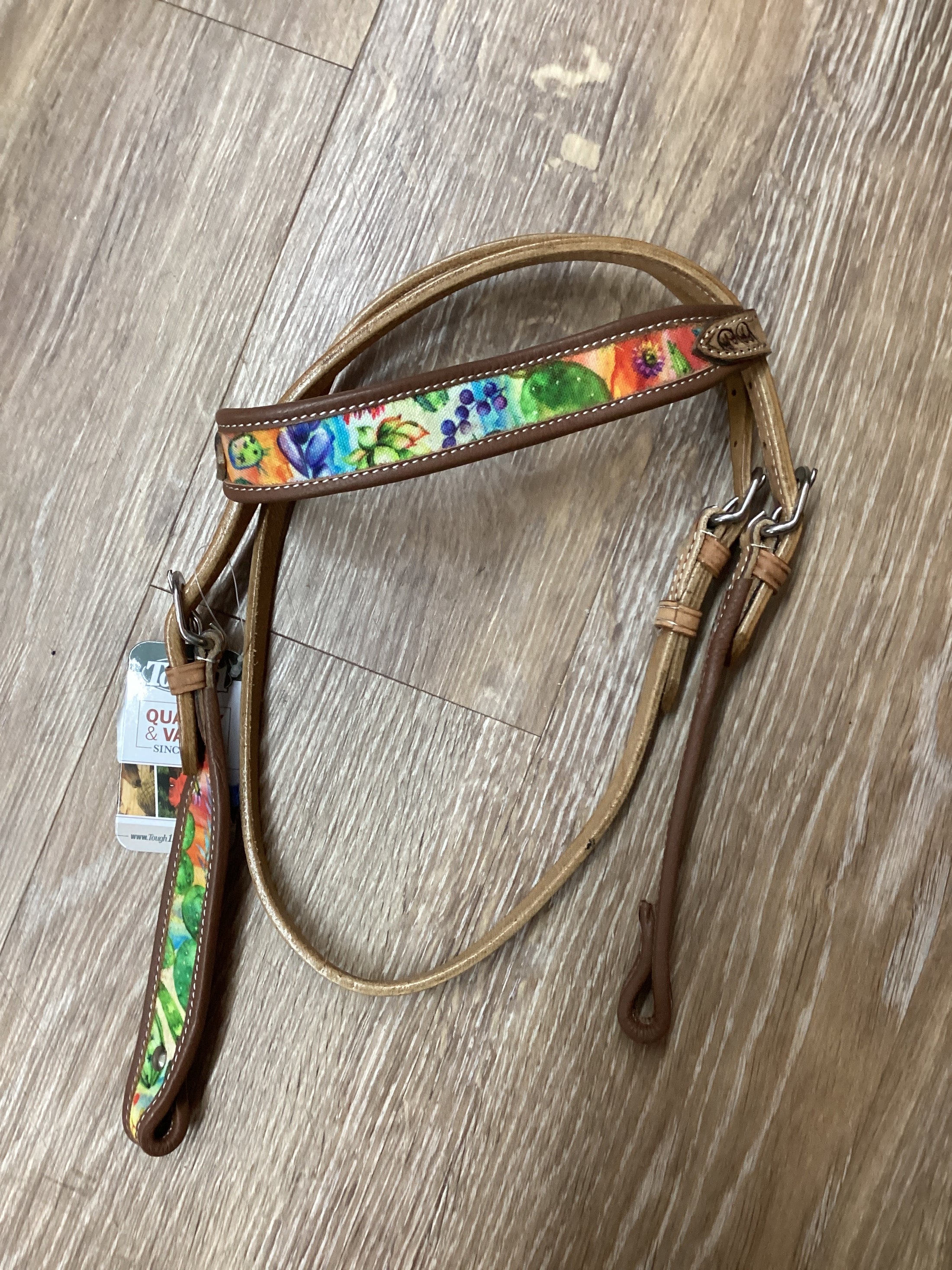 MINI BROWBAND HEADSTALL CACTUS-MINI