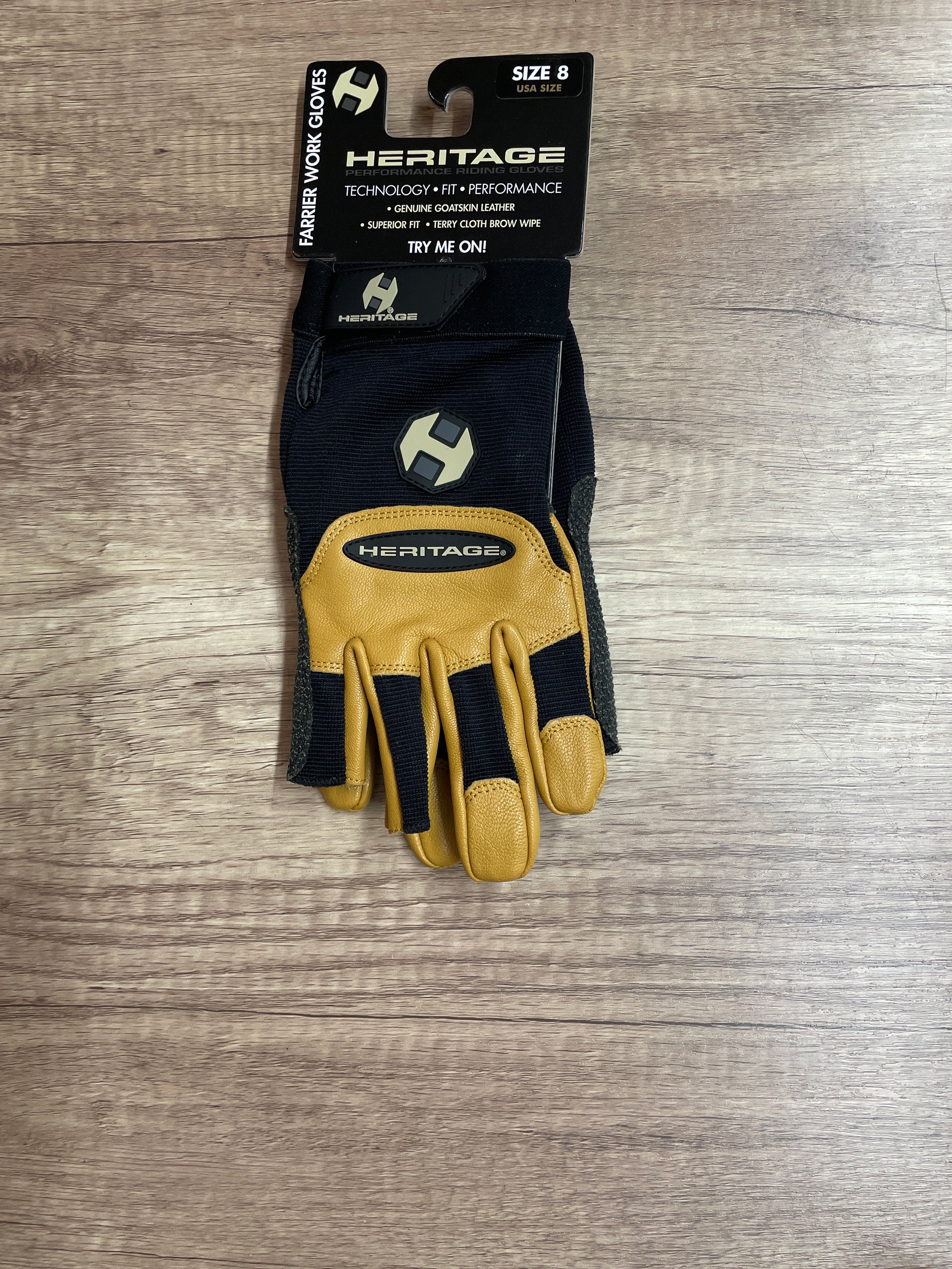 HERITAGE FARRIER GLOVE SIZE 8