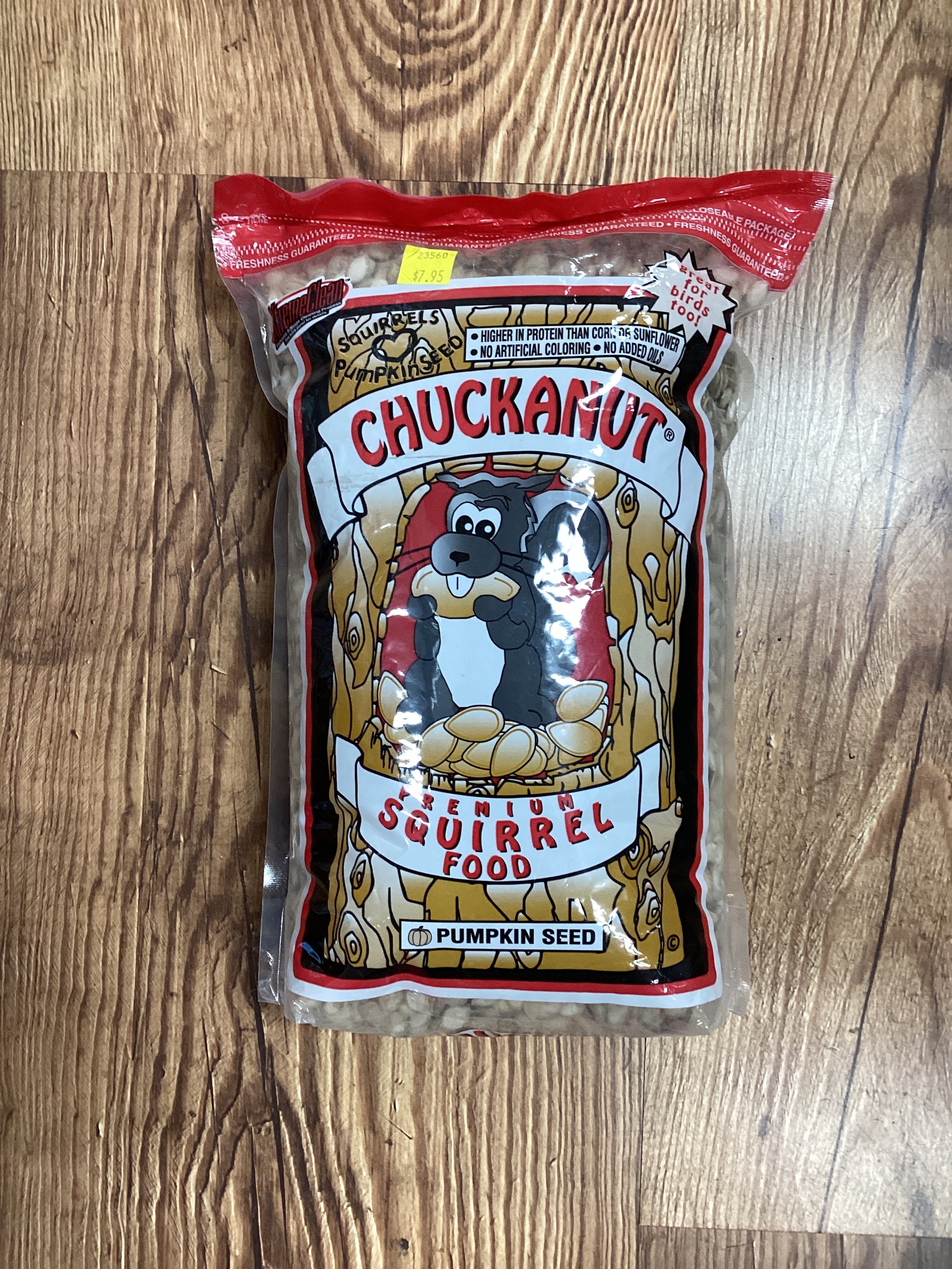 *CHUCKANUT PREMIUM SQUIREL FOOD-3LB