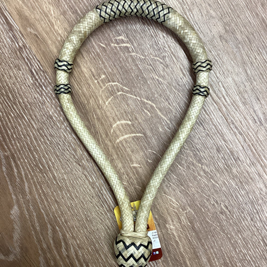 Rawhide Bosal 5/8" Black Waves-BOSAL : 5/8"