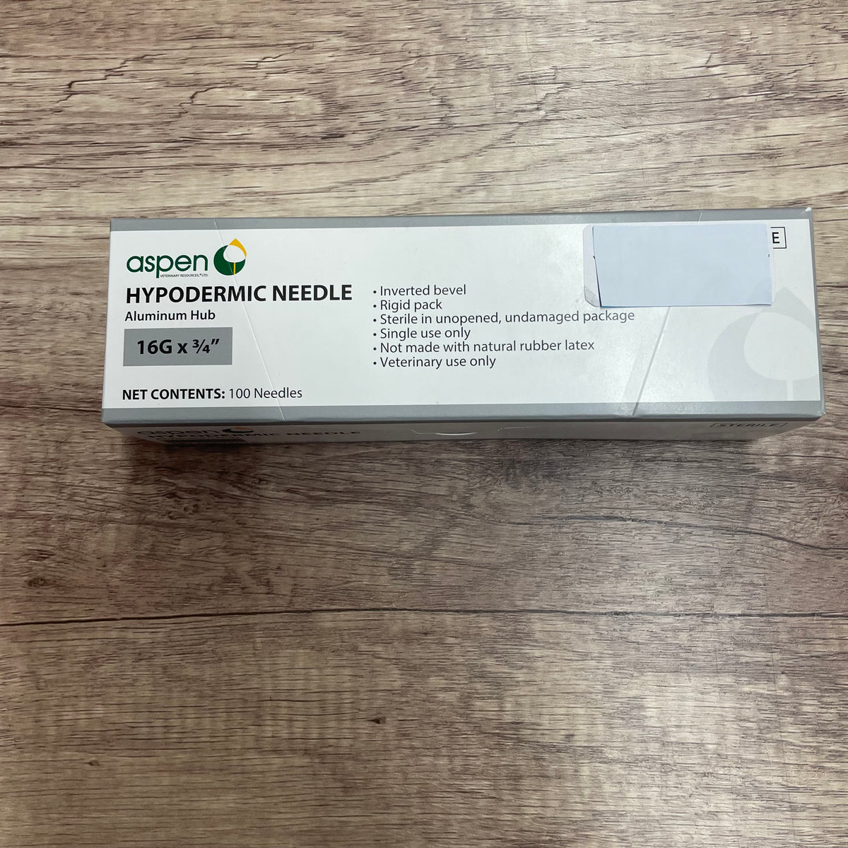 NEEDLES: ASPEN 16GA X 3/4" - FULL BOX