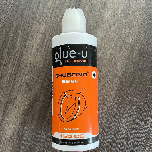 GLUE-U SHUFIT ACRYLIC SHUBOND 150ML BEIGE FAST SET