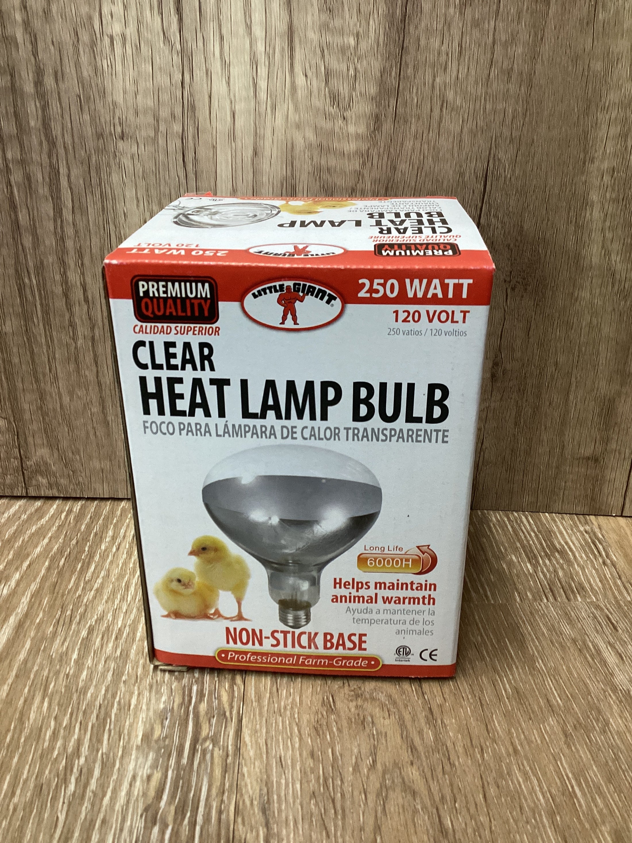 Clear Infrared Bulb 250 watt