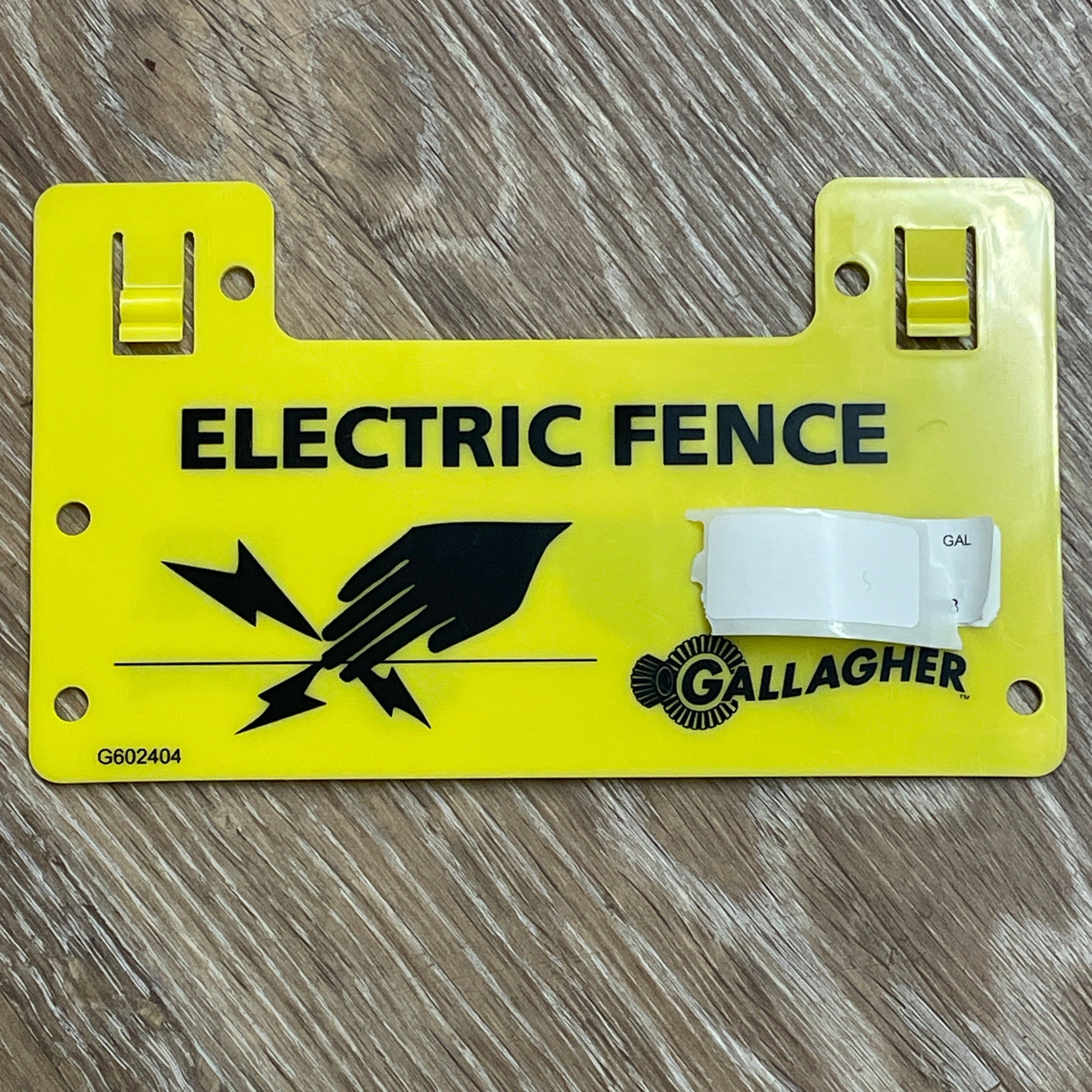 GG Power Fence Sign