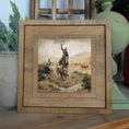 Load image into Gallery viewer, Square Framed Southwest Cowboys Canvas Art
