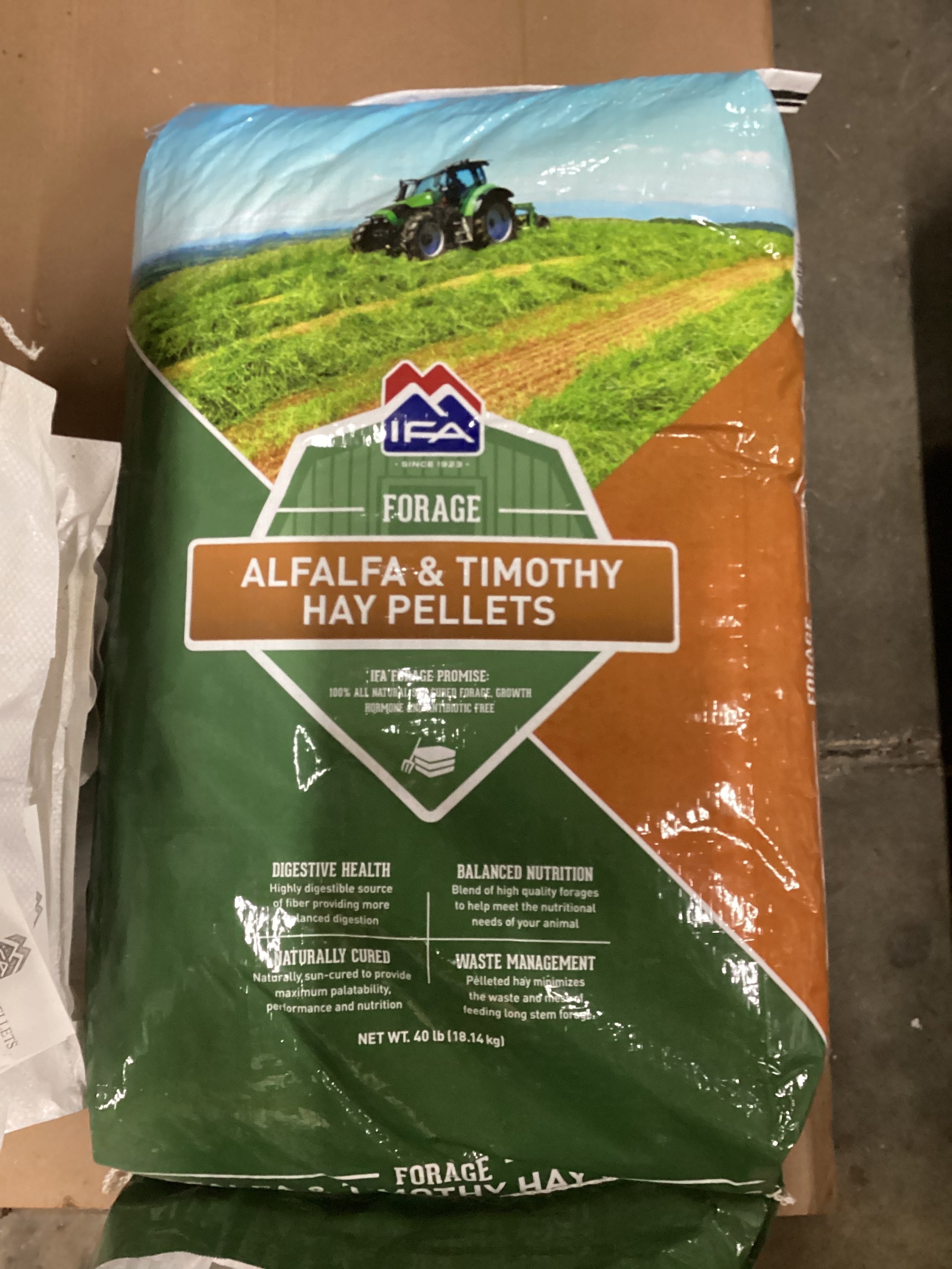 IFA Hay Pellets ALF/TIM 40# WHT-40#