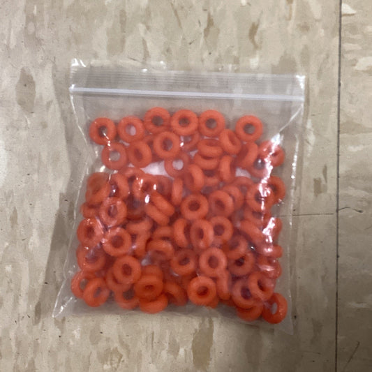 "O" RINGS, ORANGE - 100 COUNT