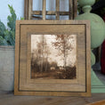 Load image into Gallery viewer, Square Framed Antique Cottage Canvas Art
