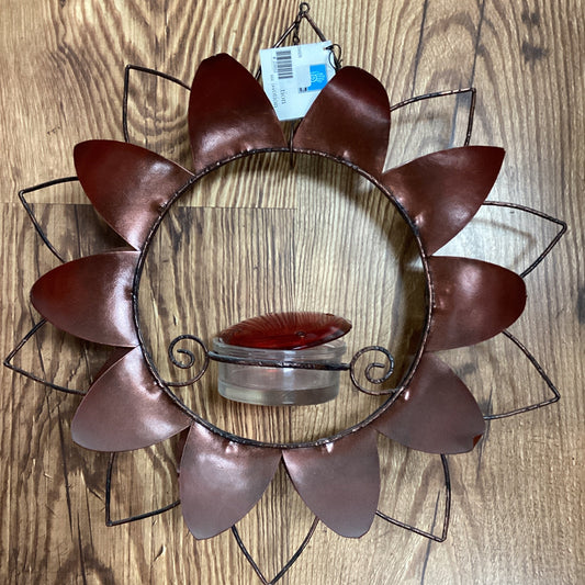 *HUMMINGBIRD RED FLOWER FEEDER