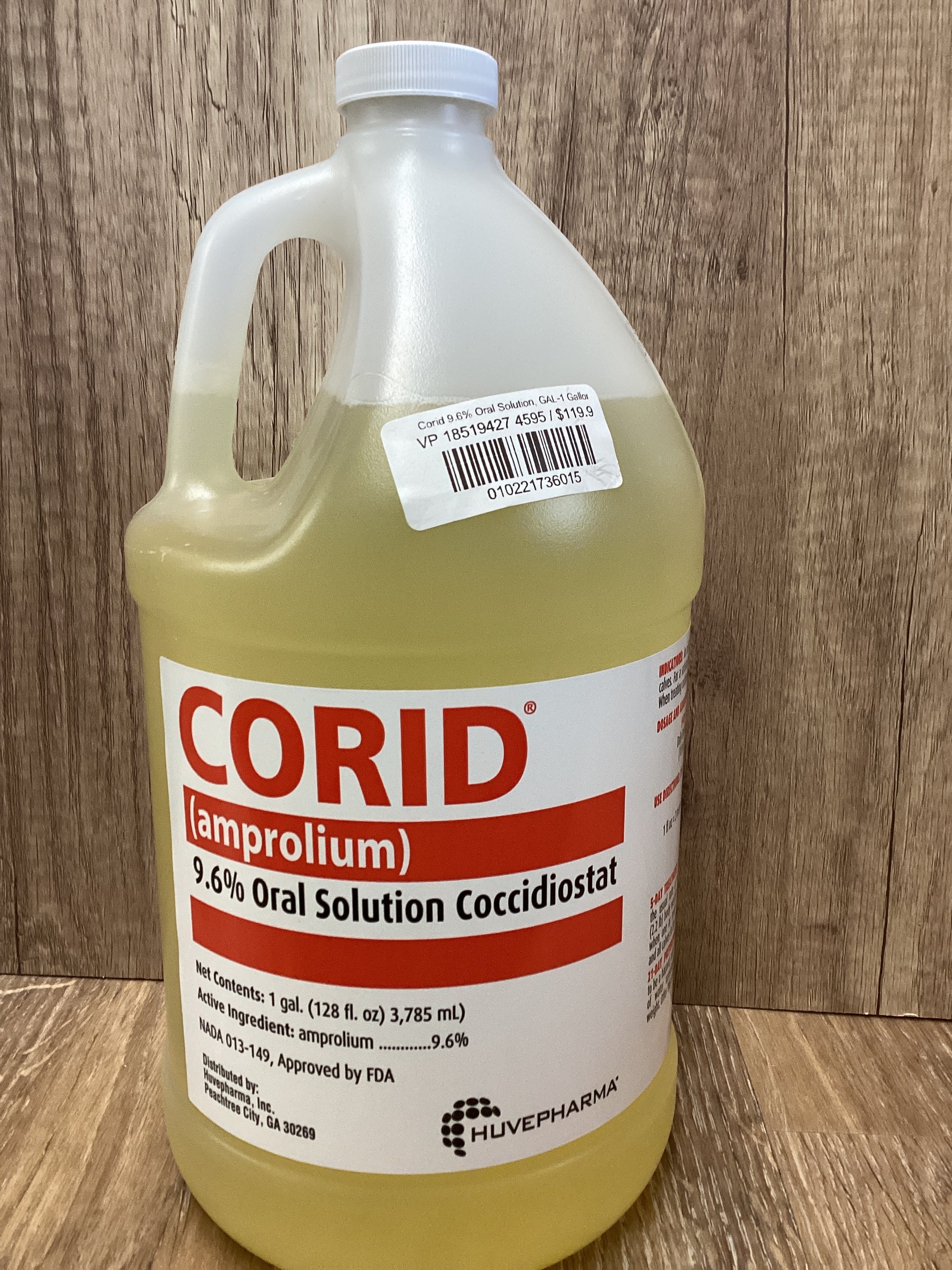 Corid 9.6% Oral Solution, GAL-1 Gallon