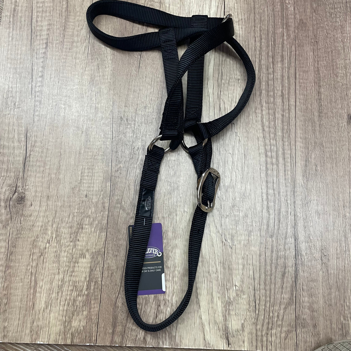 Cow Halter Black Large-Large