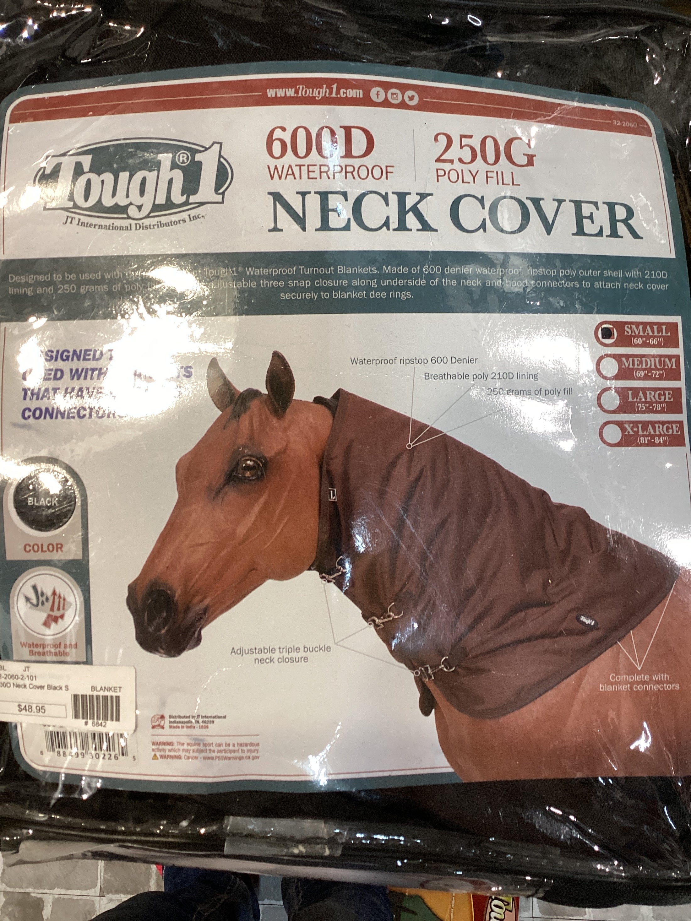 600D Neck Cover Black S-BLANKET