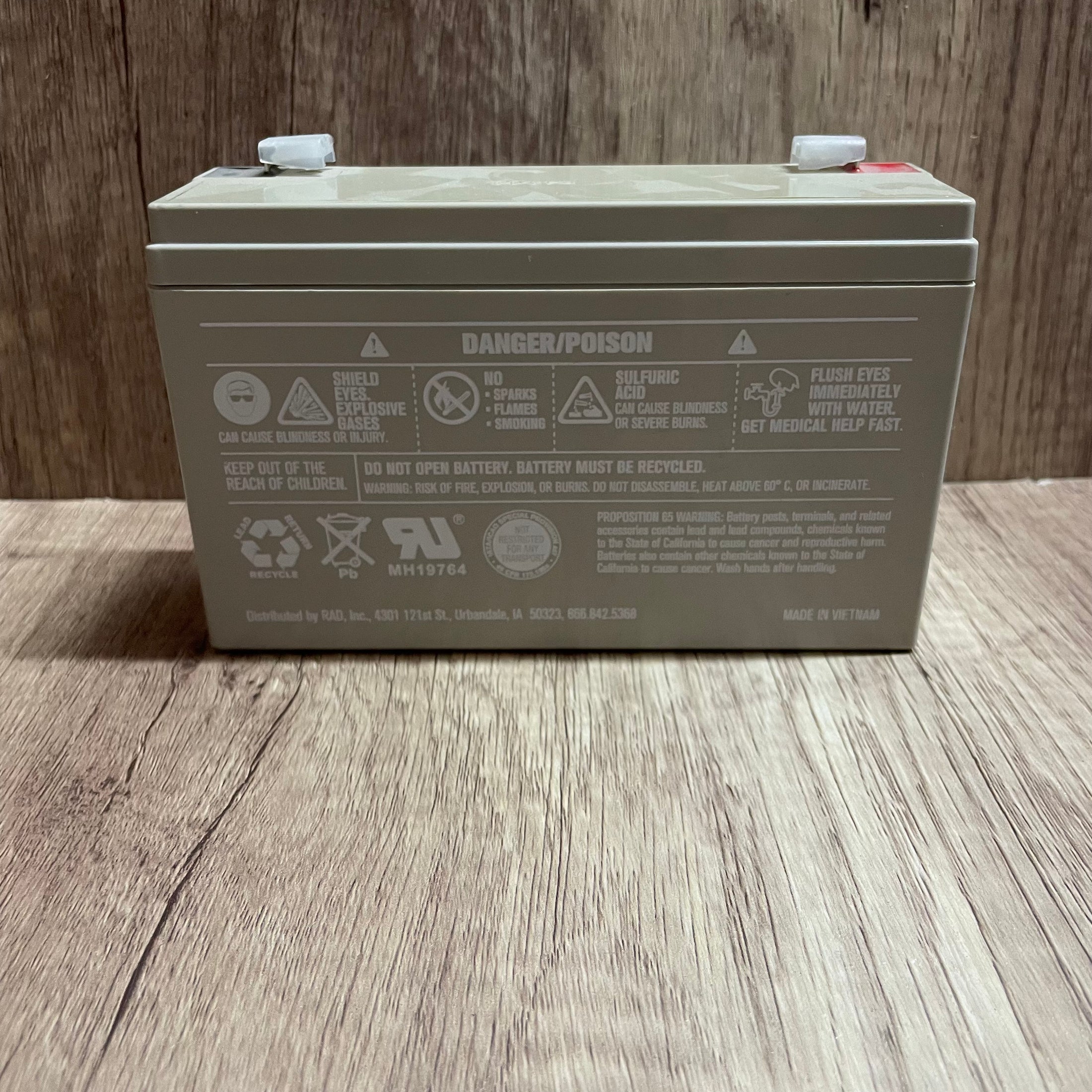 6 Volt Gell Battery (S40)