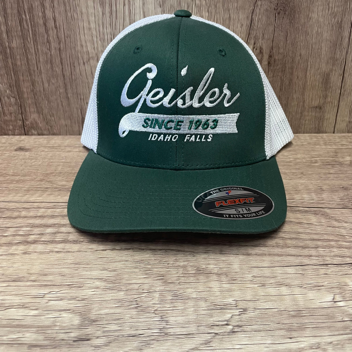 GEISLER CAP GRN/WT S/M