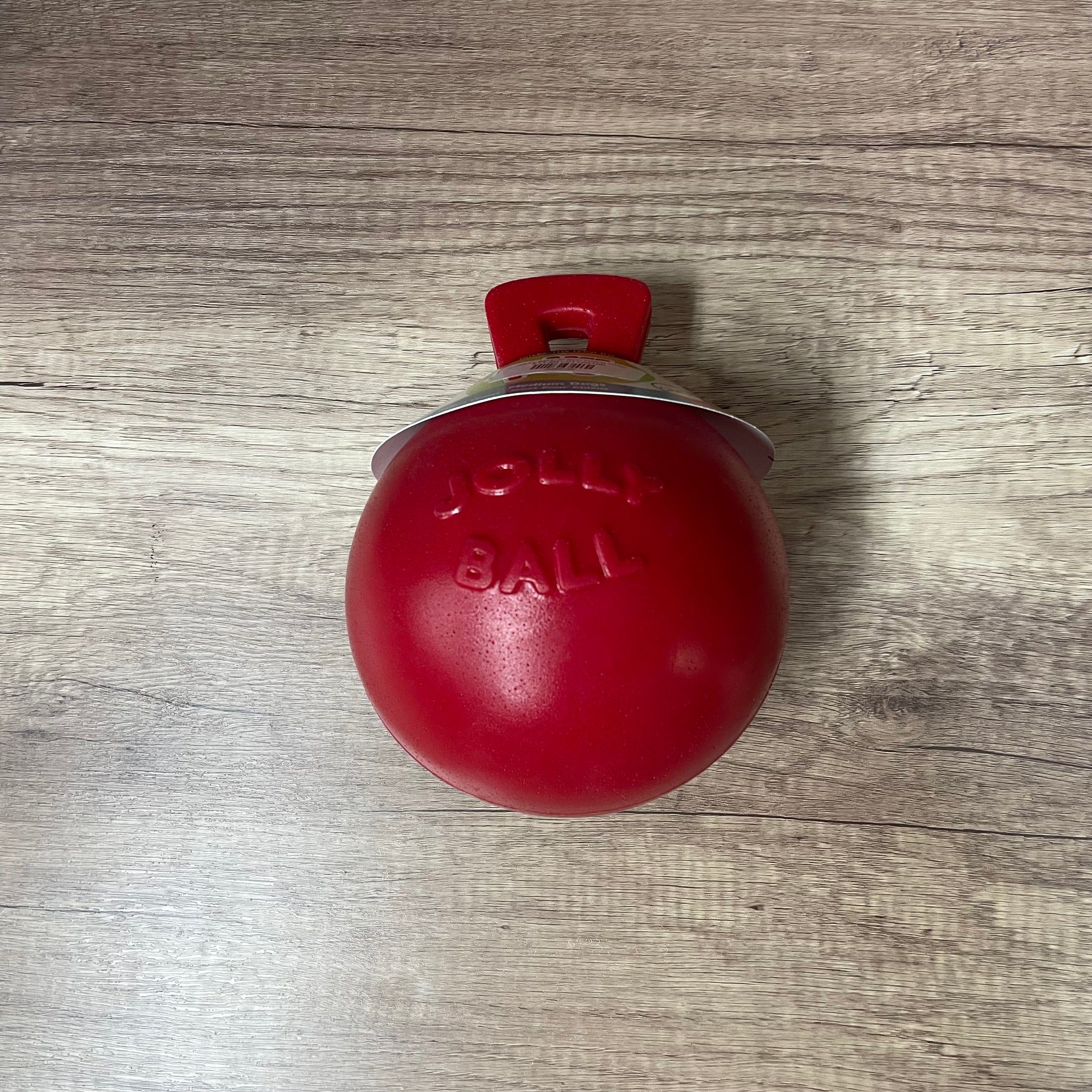 JOLLY BALL, 6" RED TUG N TOSS