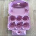 Load image into Gallery viewer, EGG CARTON: HALF DOZEN, PASTEL, 6 EGGS
