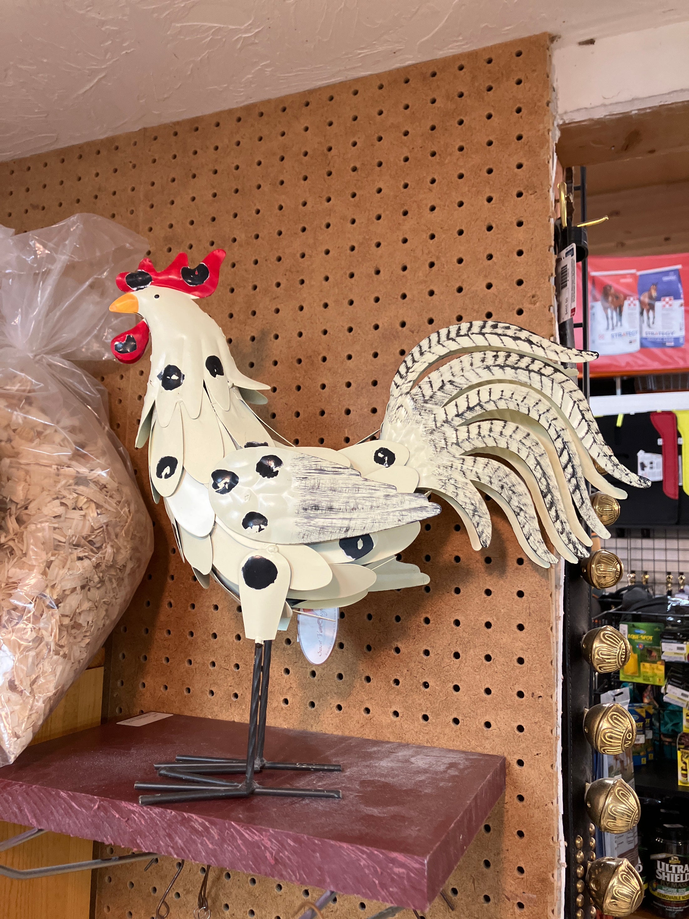 WHITE ROOSTER 16"