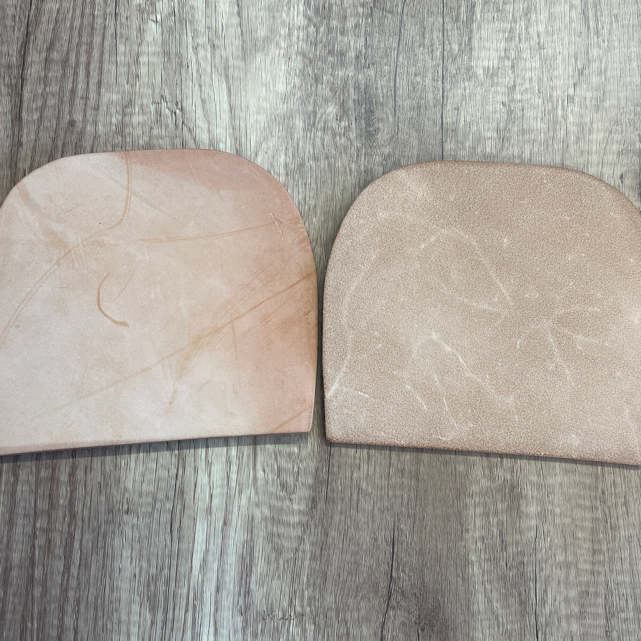 LEATHER PAD DRAFT SMALL HEAVY, PER PAIR