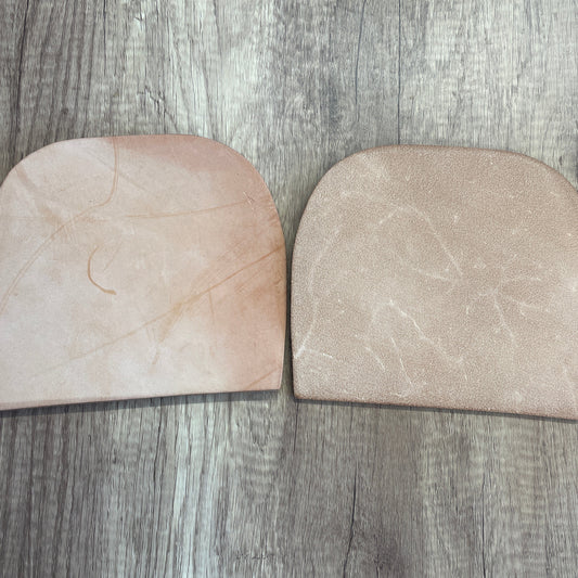 LEATHER PAD DRAFT SMALL HEAVY, PER PAIR
