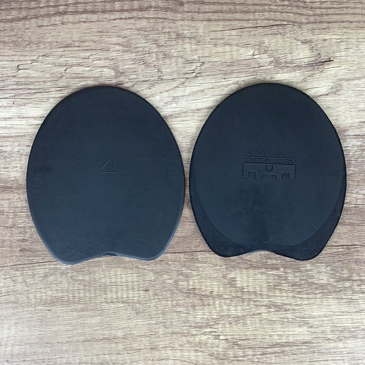 Regular #4 Black Flat Pad, PER PAIR