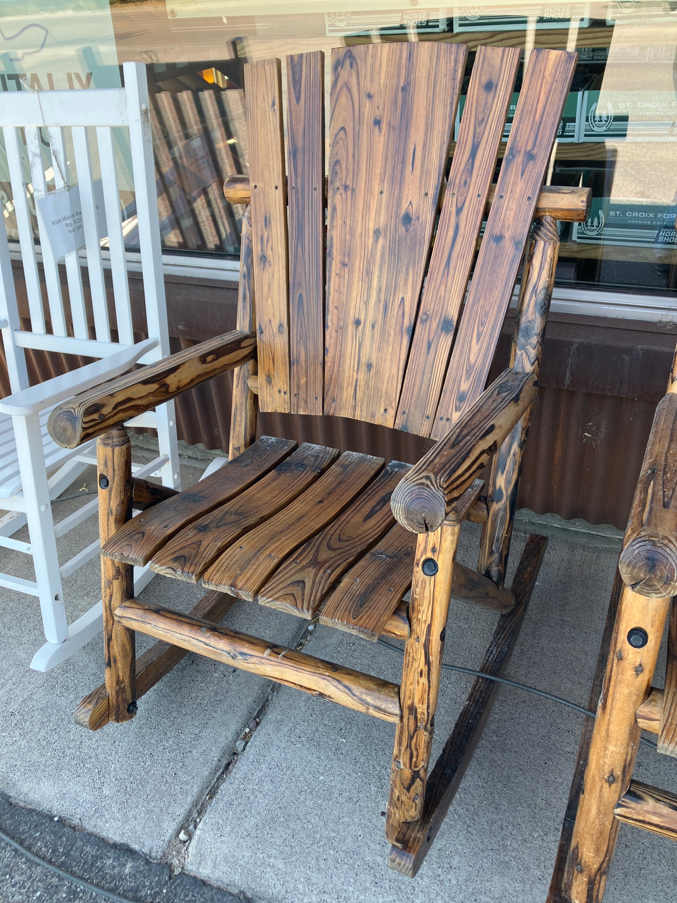 CHAR LOG ROCKER CHAIR