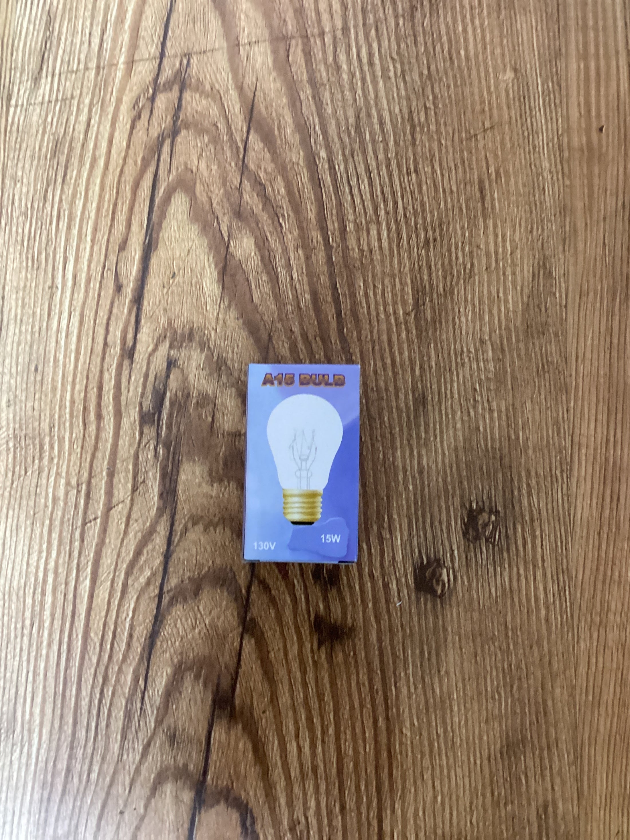 15 WATT LIGHTBULB