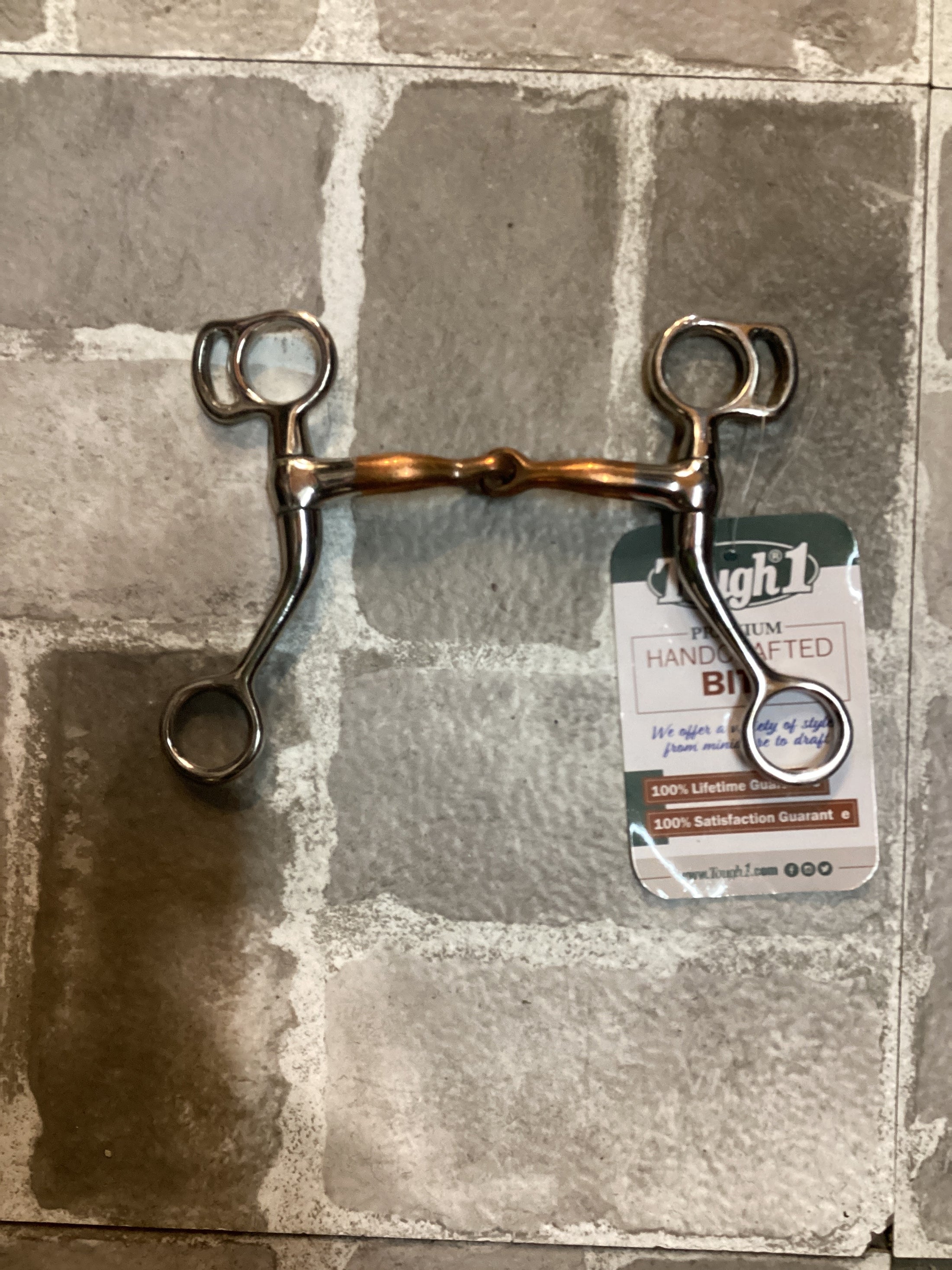 3 1/2" COP/MO MINI SNAFFLE-BIT