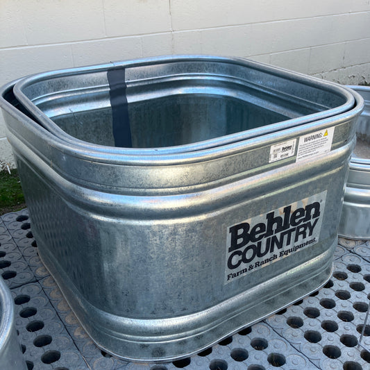 BEH TANK SQ GALV TANK 34 X 34 X 24
