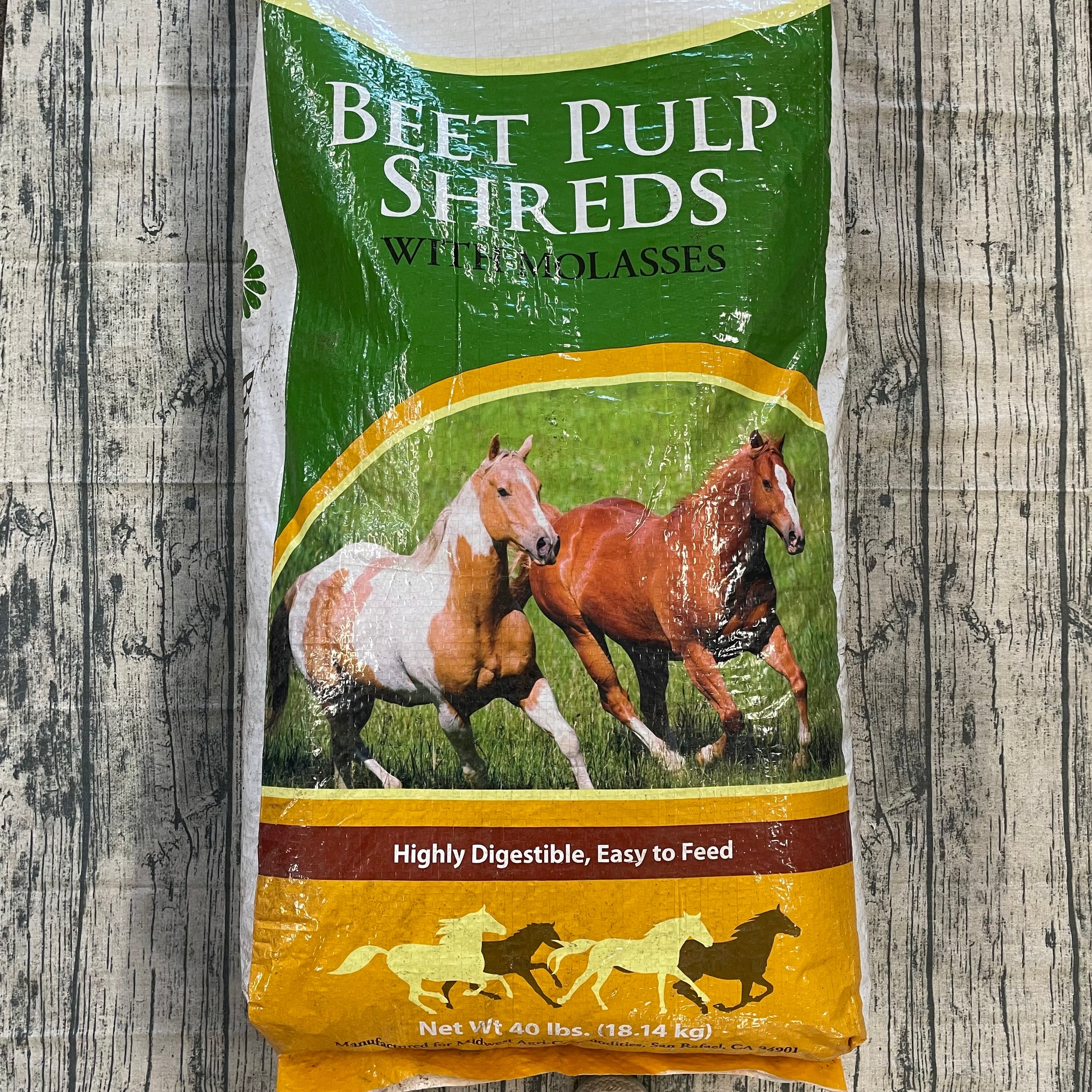 Beet Pulp Shreds W/ Molass 40lb-GRAINS : 40#