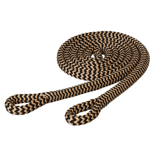 2026 WV Reins: Ken McNabb Yacht Braid Loop Black/Tan