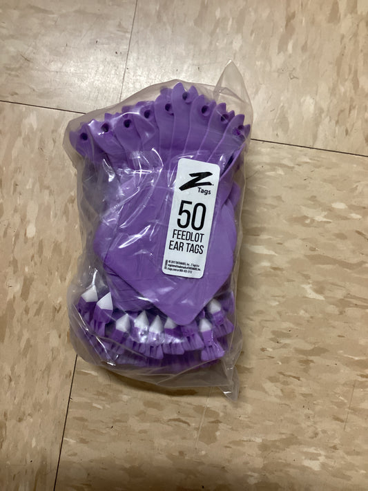 Z Tag (50 pack) PURPLE-Purple : pack