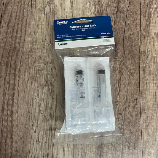 SYRINGE, 12CC LUER LOCK 4PK