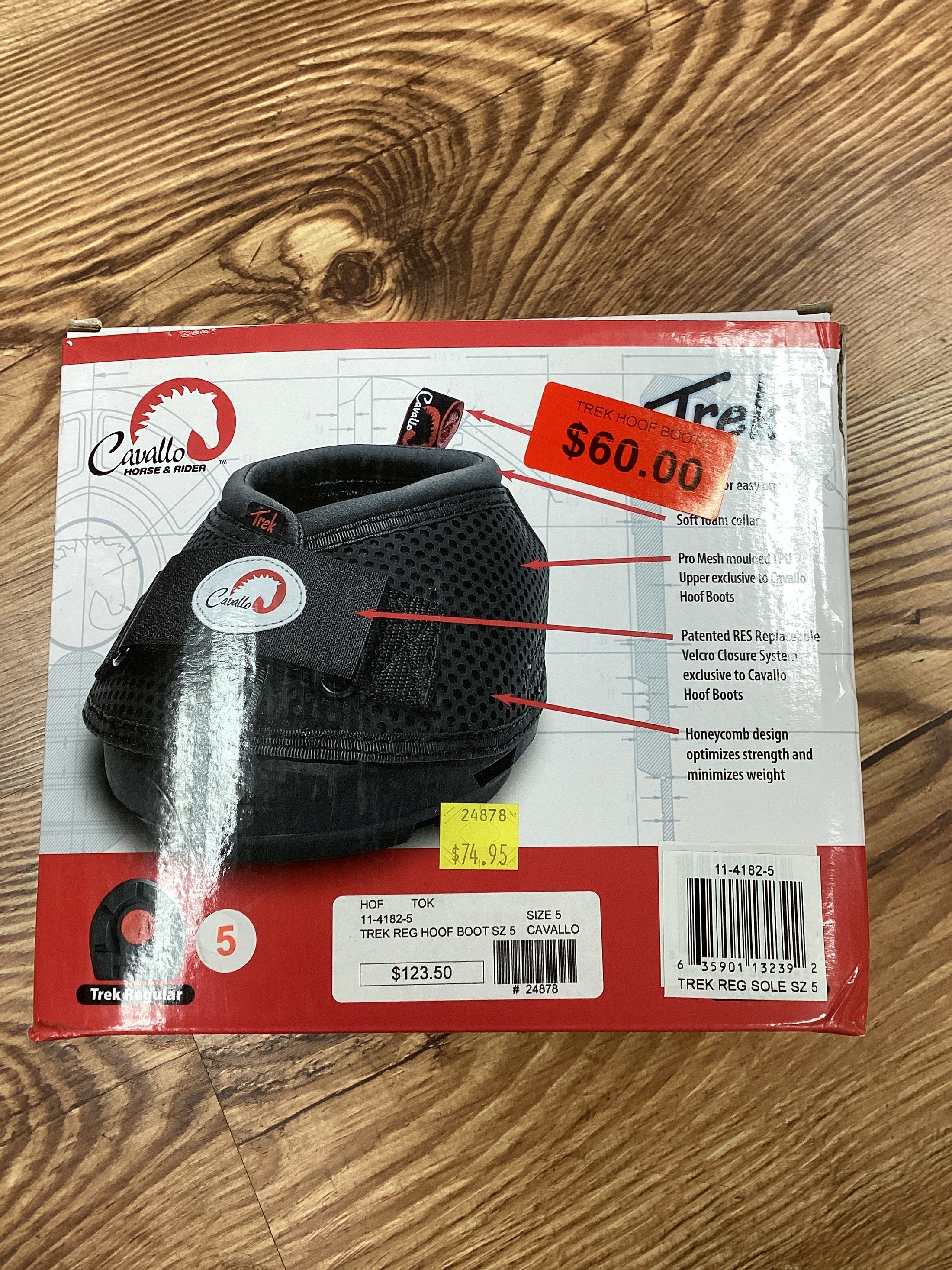 *TREK REG HOOF BOOT SZ 5-CAVALLO : SIZE 5