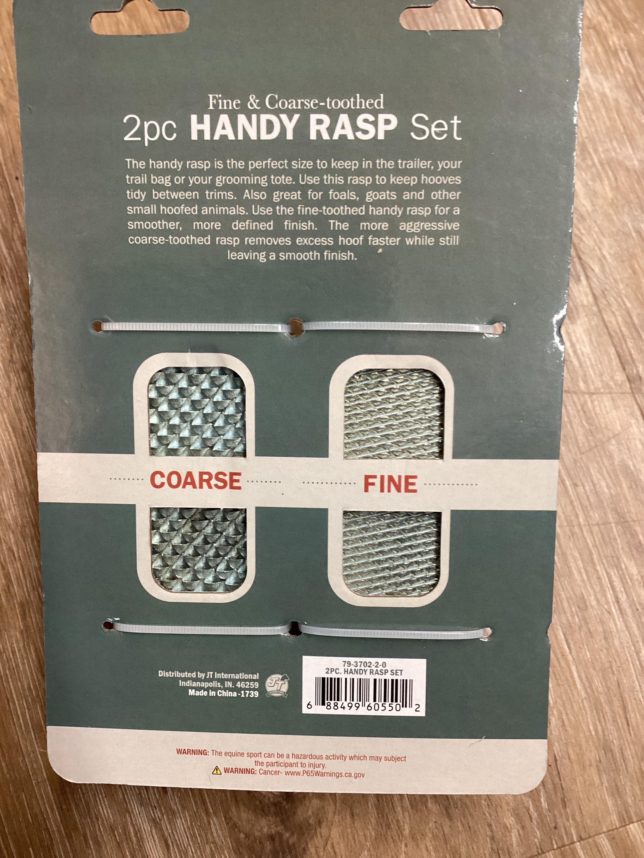 2 PC HAND RASP SET