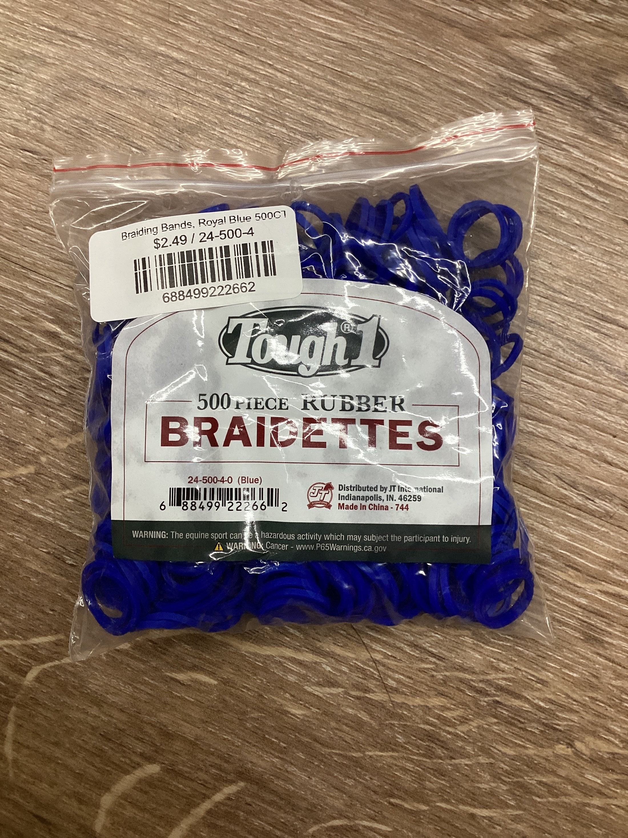 Braiding Bands, Royal Blue 500CT