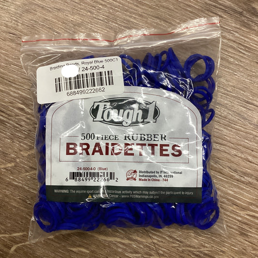 Braiding Bands, Royal Blue 500CT
