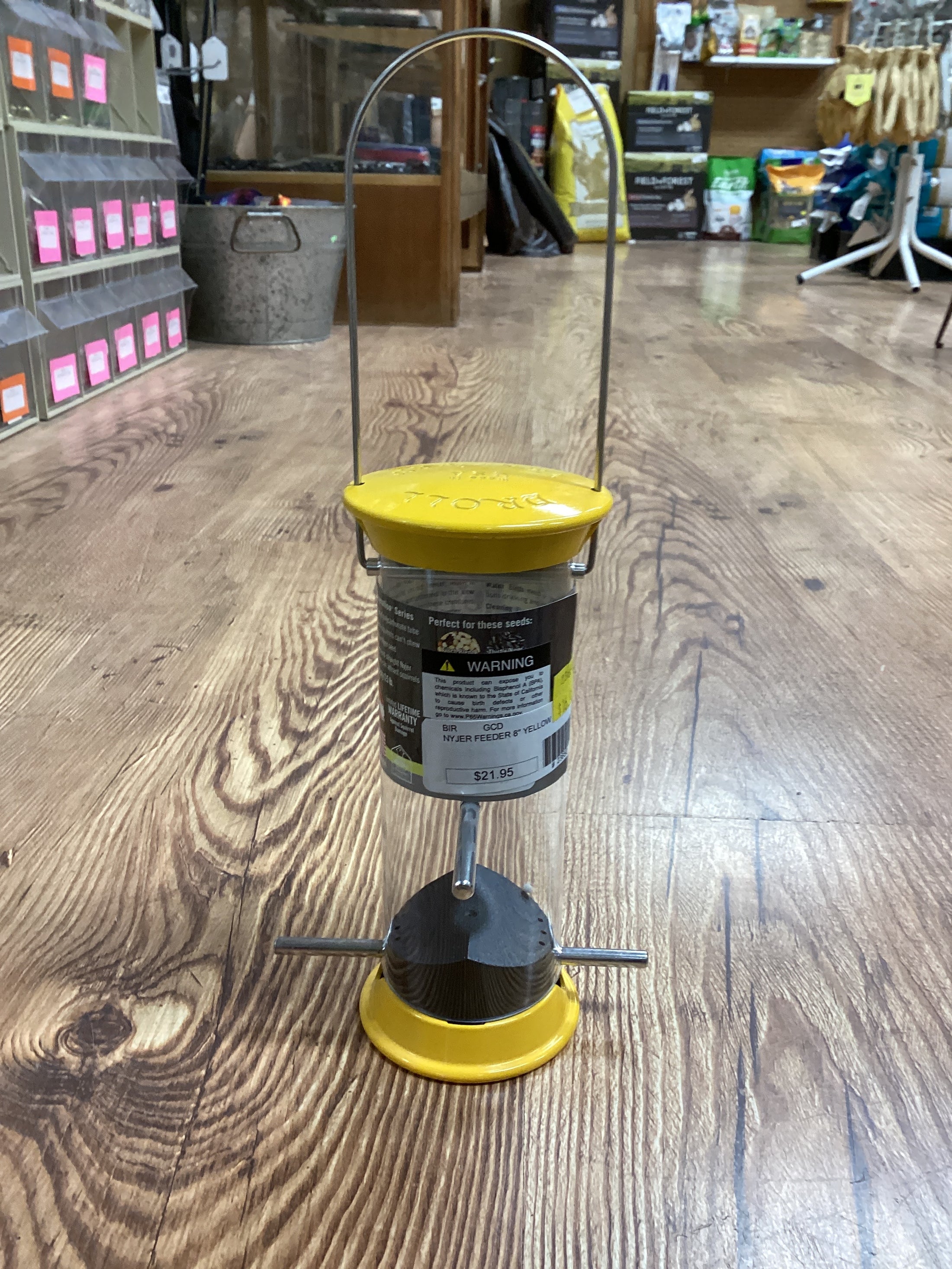 *NYJER FEEDER 8" YELLOW