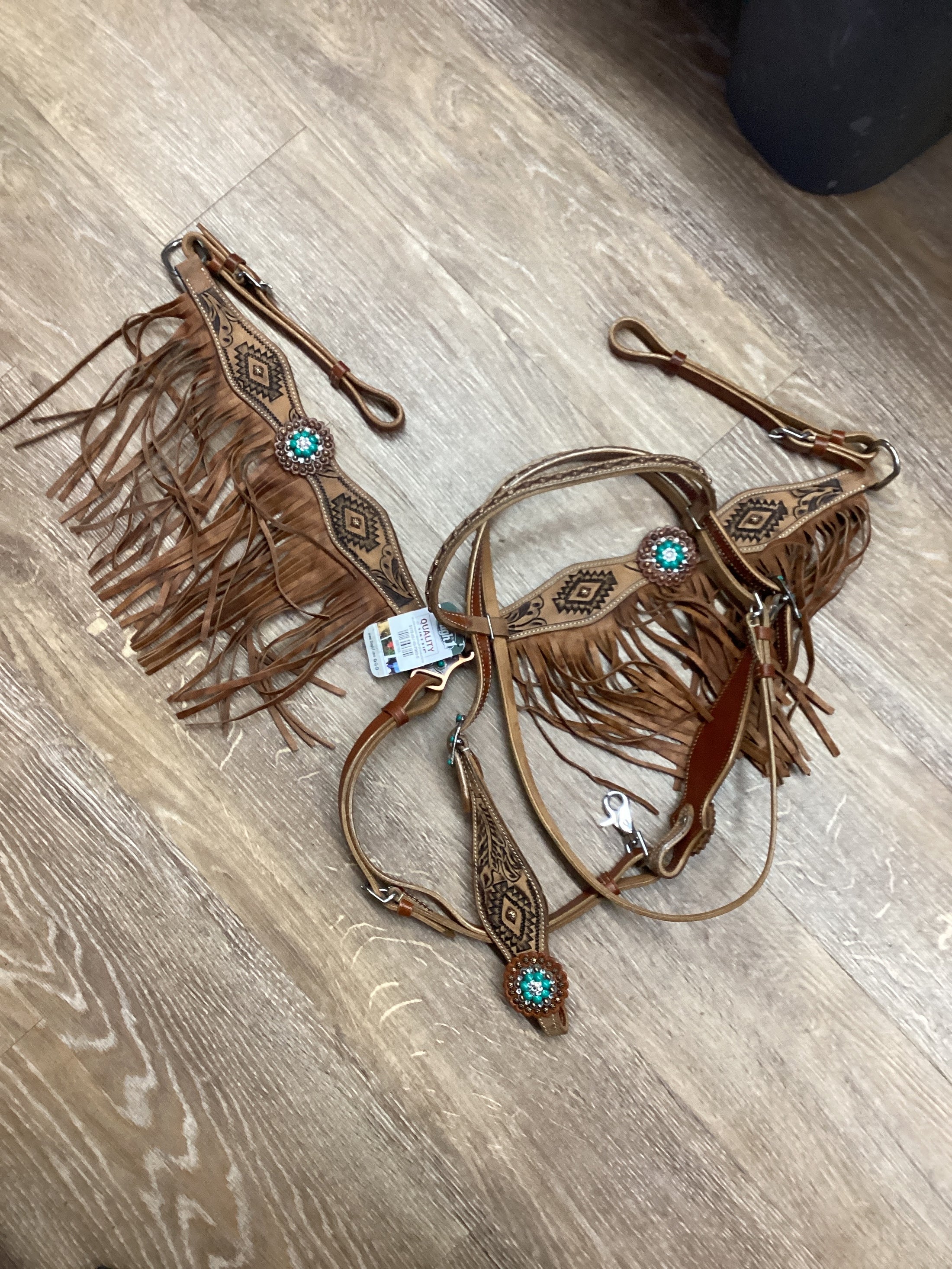 SELENA HEADST BRSTCLR SET-HEADSTALL