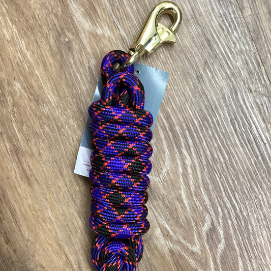 POLY LEAD BLK/BLUE/RED-LEAD ROPE