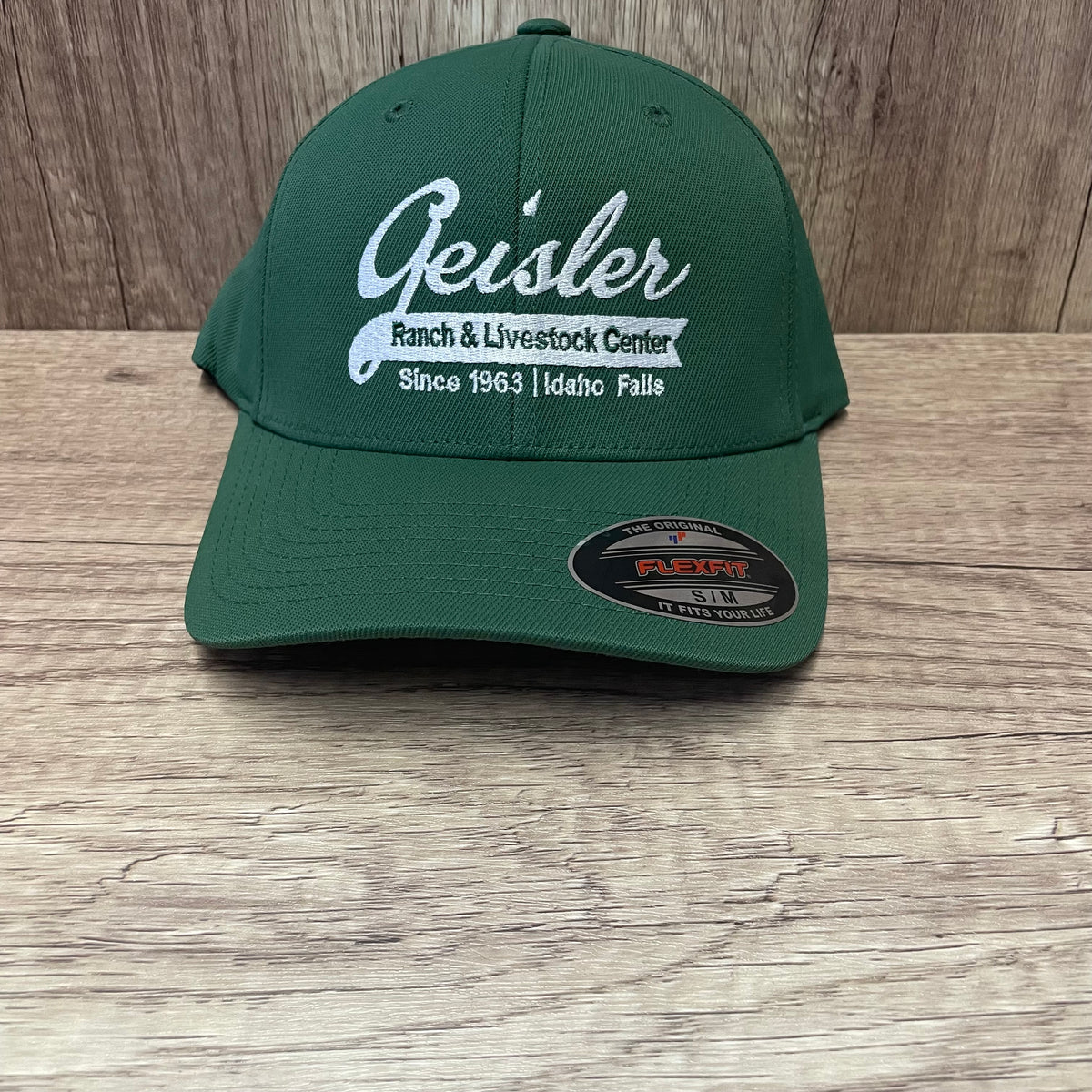 GEISLER CAP, FLEXFIT GREEN S/M