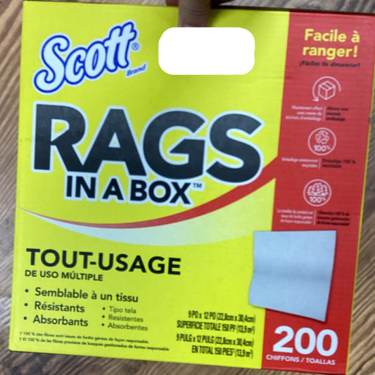 *RAGS IN A BOX 9X12