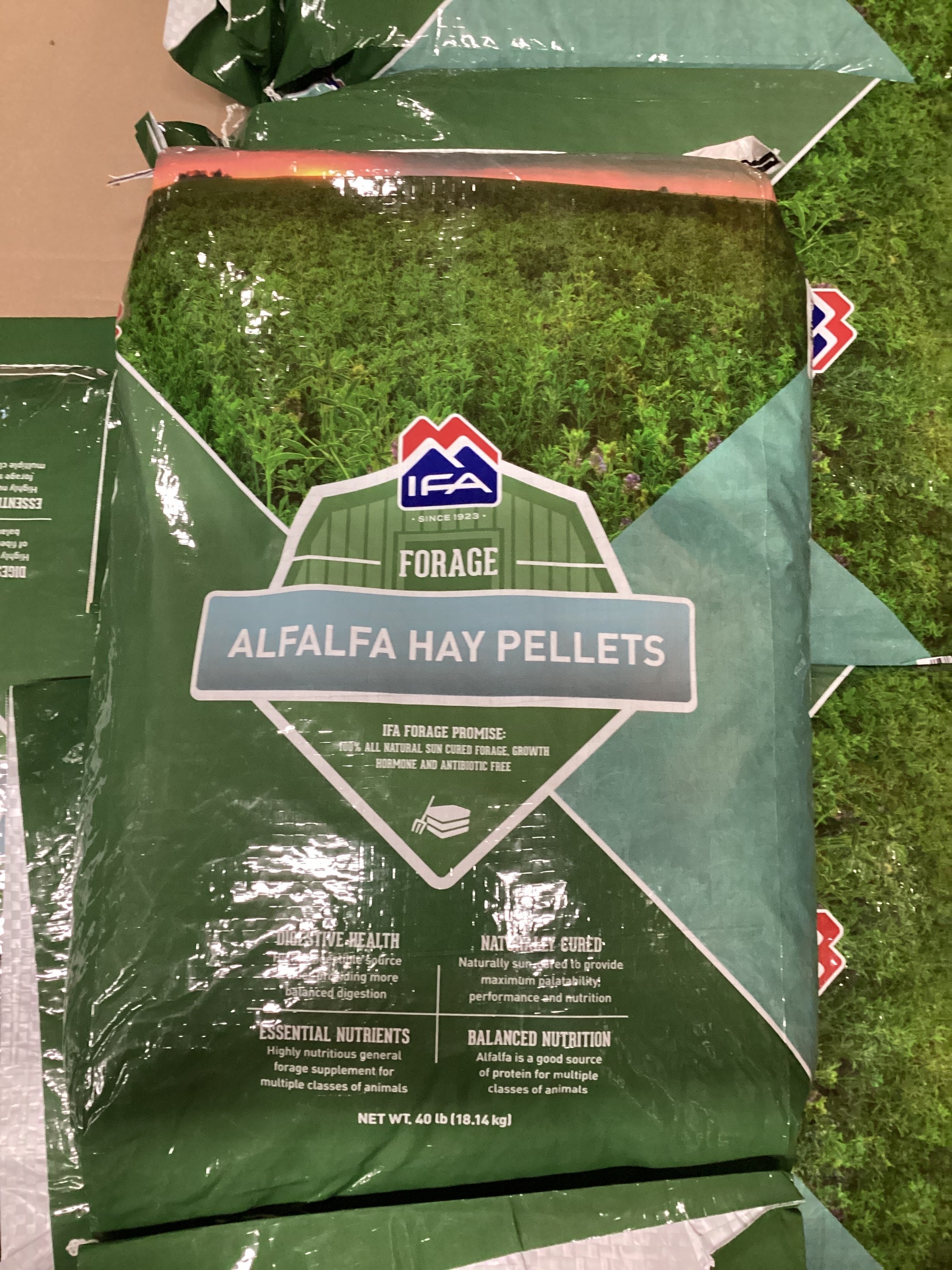 IFA Forage Hay Pellets ALFALFA 40#-40#