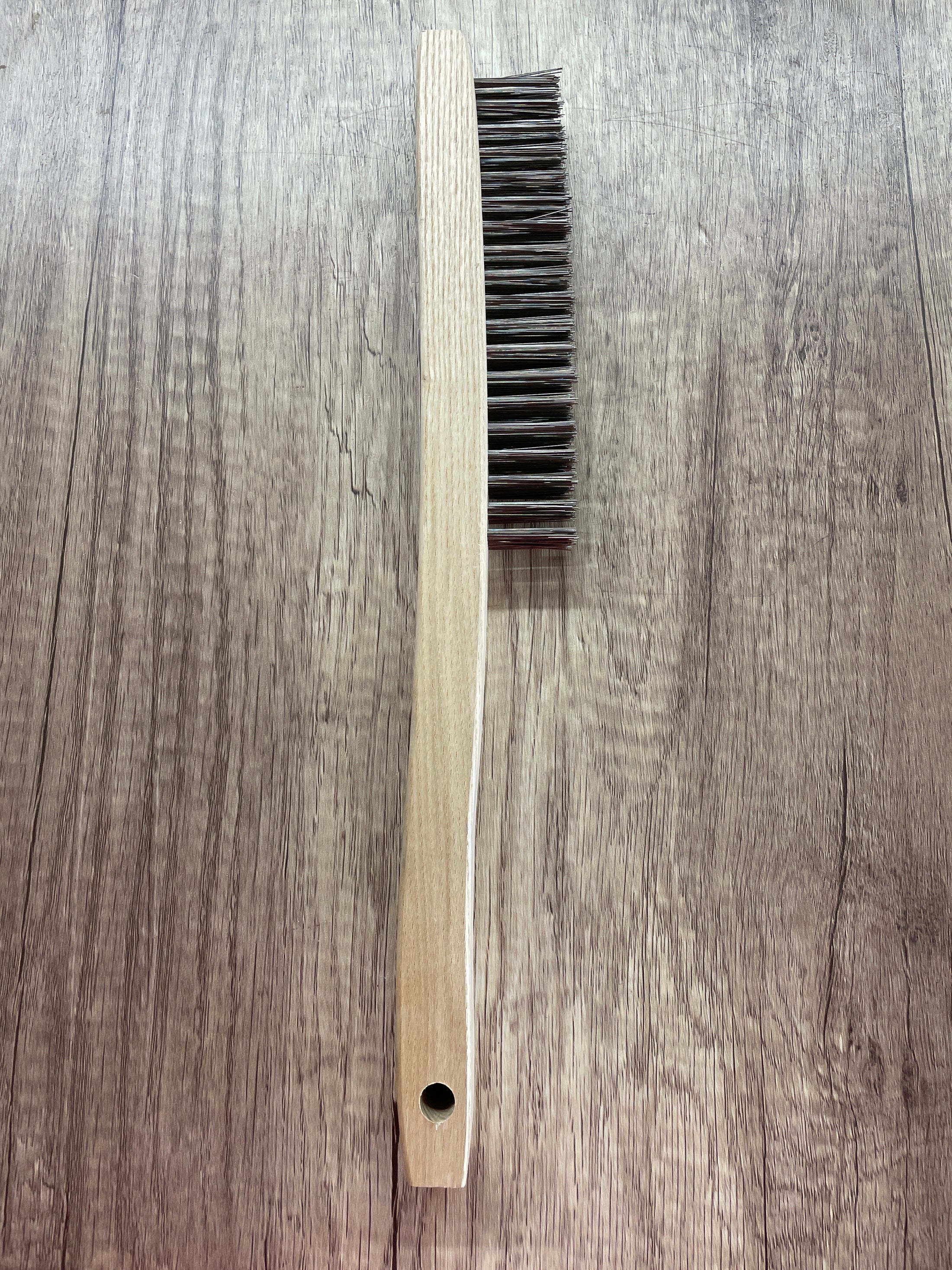 WIRE BRUSH WOOD HANDLE SS