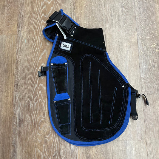 APRON KMA 3M BLACK/BLUE SHORT