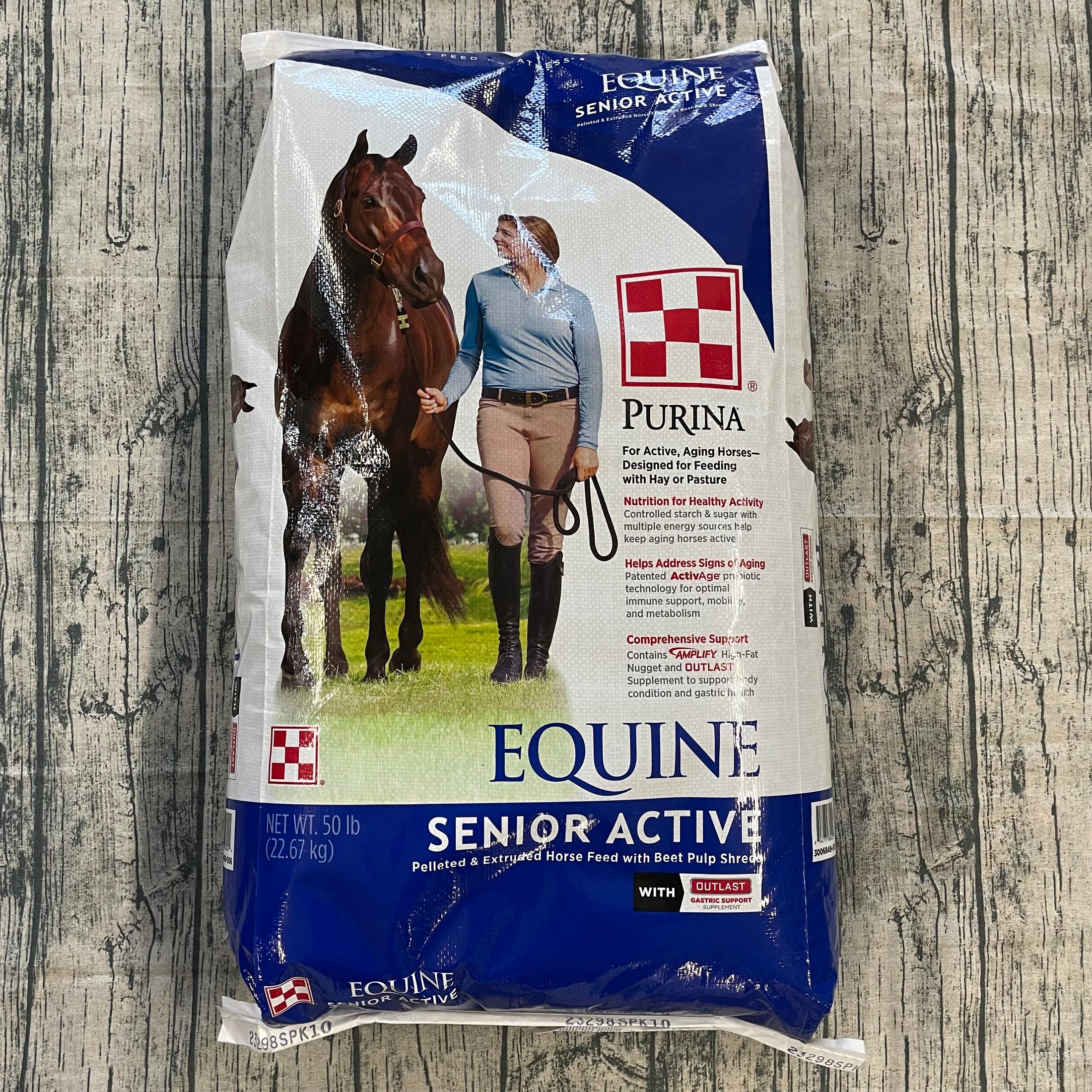 Equine Senior Active BLUE-HORSE FEED : 50#