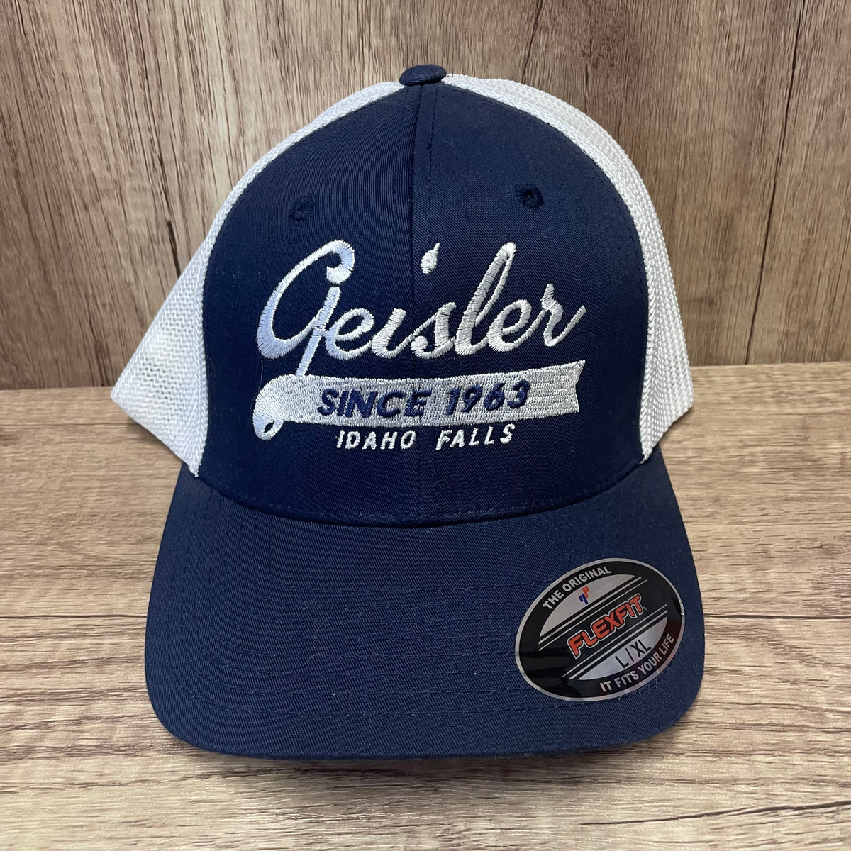 GEISLER CAP NVY/WT L/XL-CAP