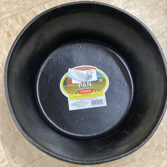 4 Quart Rubber Feed Pan-BUCKETS
